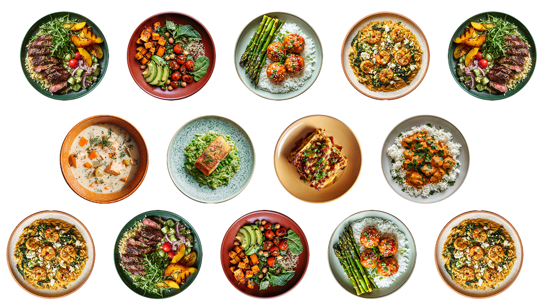 Verschillende gerechten